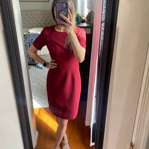 J. Crew Rich Burgundy Dress